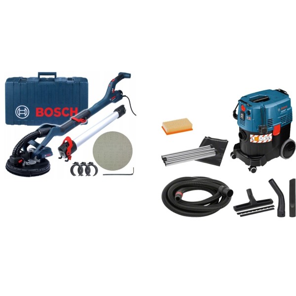 Шлайфмашина за сухо строителство Bosch GTR 550 + Прахосмукачка Bosch GAS 35 L AFC